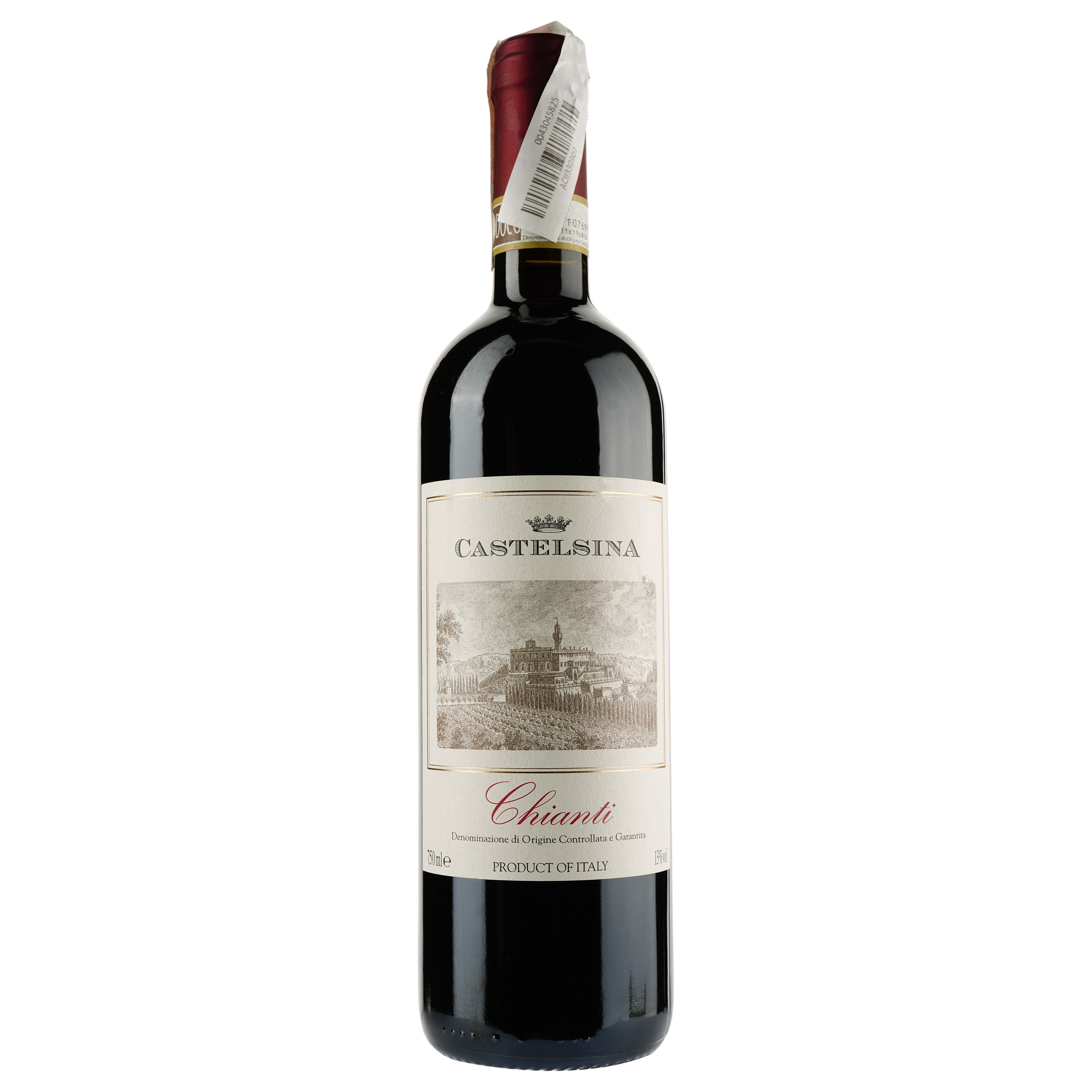 Вино Castelsina Chianti DOCG, красное, сухое, 0,75 л - фото 1