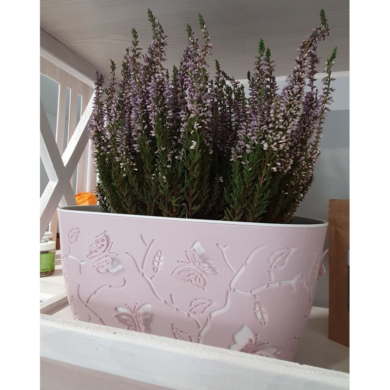 Горщик для квітів Alyaplastik балконний 3D, 4.1 л, темно-фіолетовий (ALY111d.purple) - фото 7