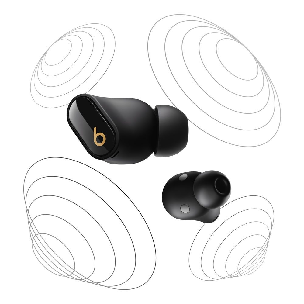 Наушники Beats by Dr. Dre Studio Buds+ Black/Gold [MQLH3] [97501