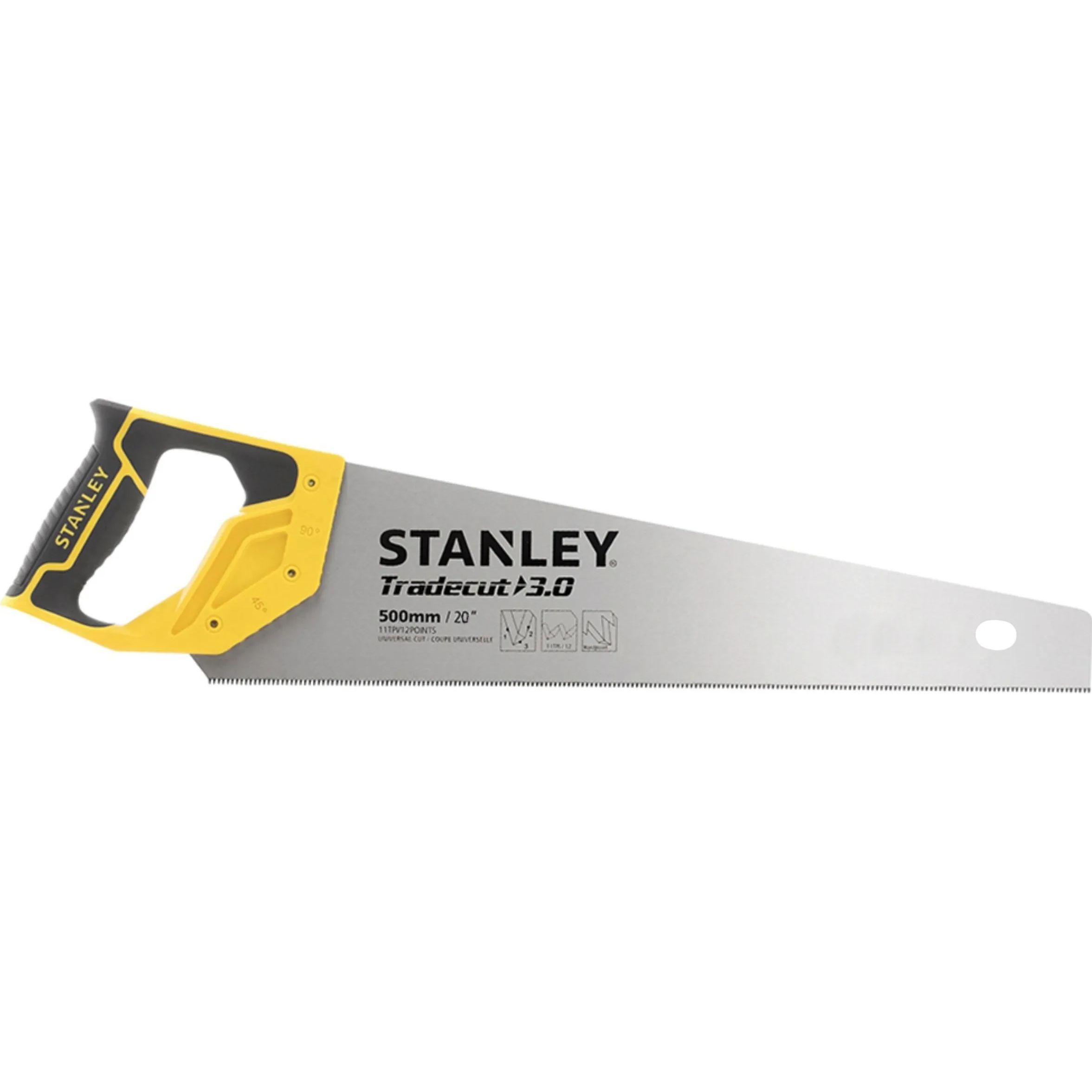 Ножовка для дерева Stanley Tradecut 11TPI 500 мм (STHT20351-1) - фото 1