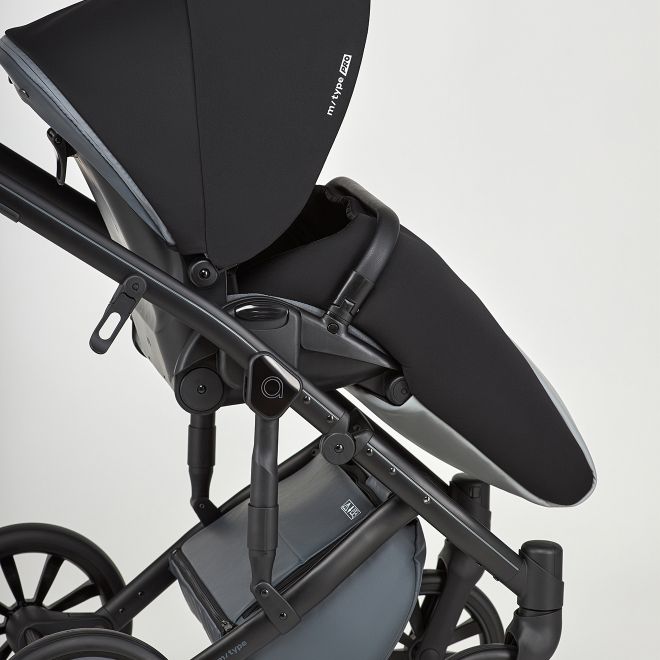 Универсальная коляска 2 в 1 Anex M-Type Pro EP-01 tech grey, серая с черным (24928) - фото 7