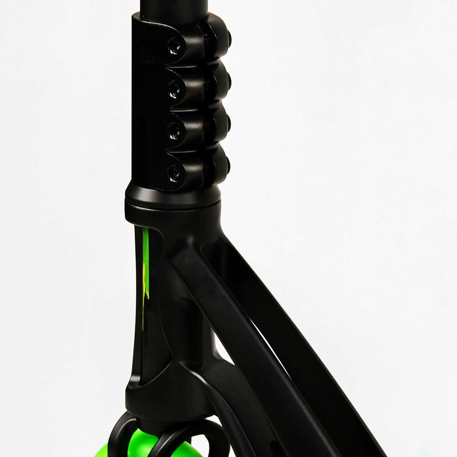 Самокат трюковый Best Scooter 53х12х85 см Черно-зеленый 000231351 - фото 3