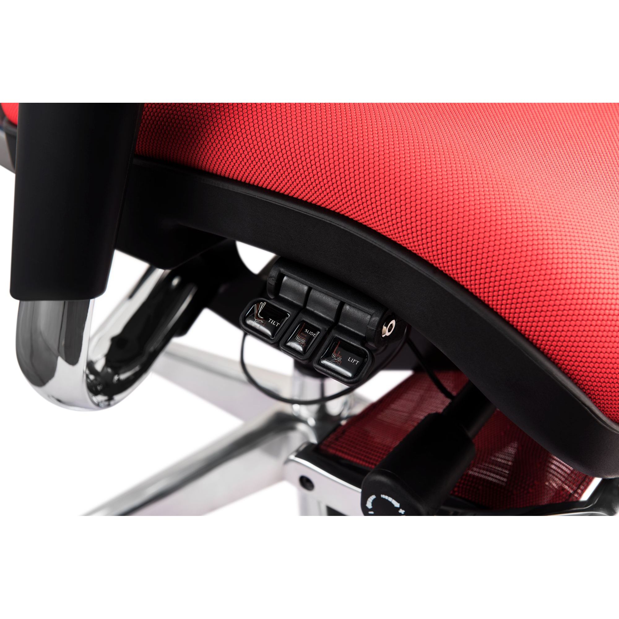 Офисное кресло GT Racer X-802L (W-72 B-42), красное (X-802L Red (W-72 B-42)) - фото 6