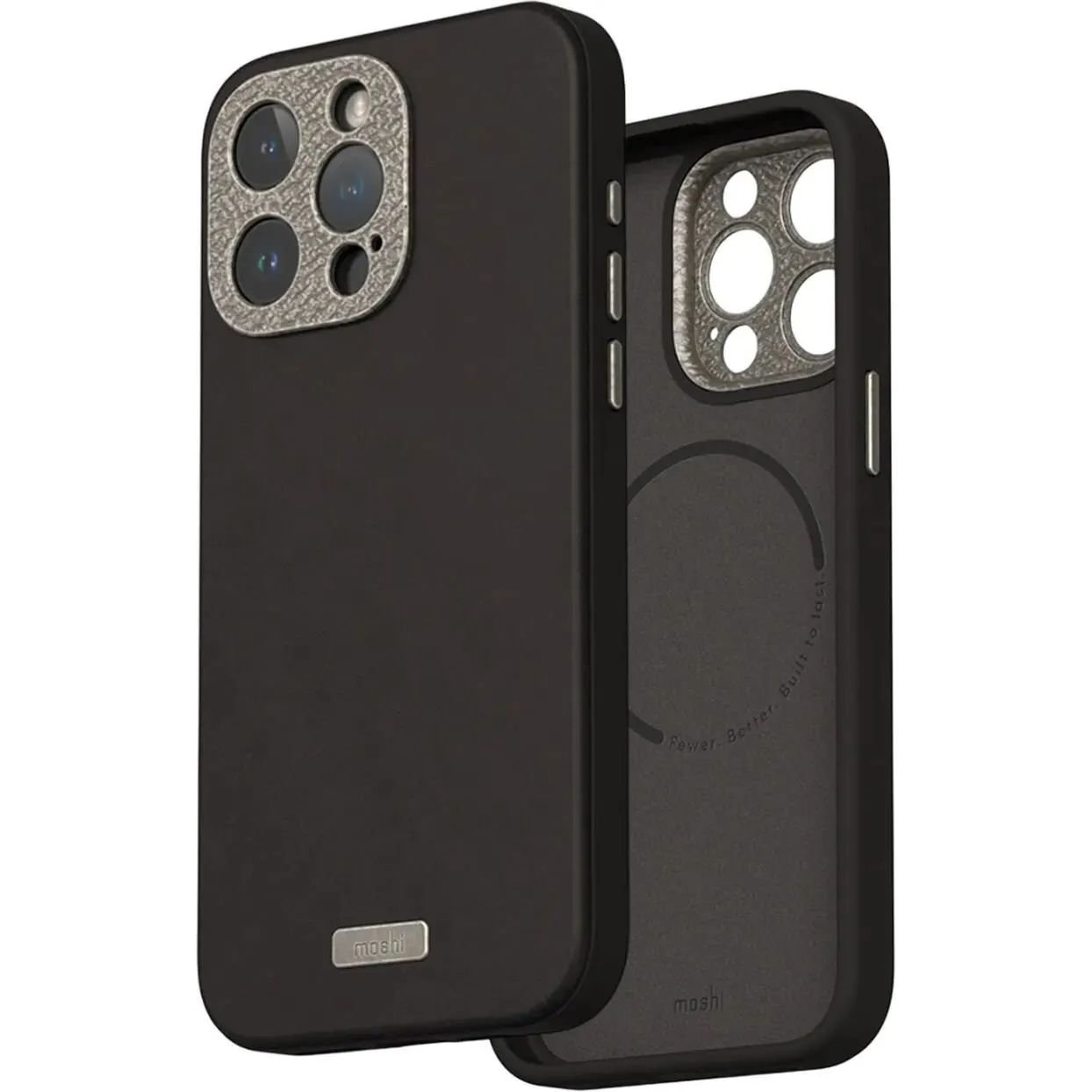 Чехол-накладка Moshi Napa Slim Hardshell Case Midnight Black для iPhone 15 Pro Max - фото 1