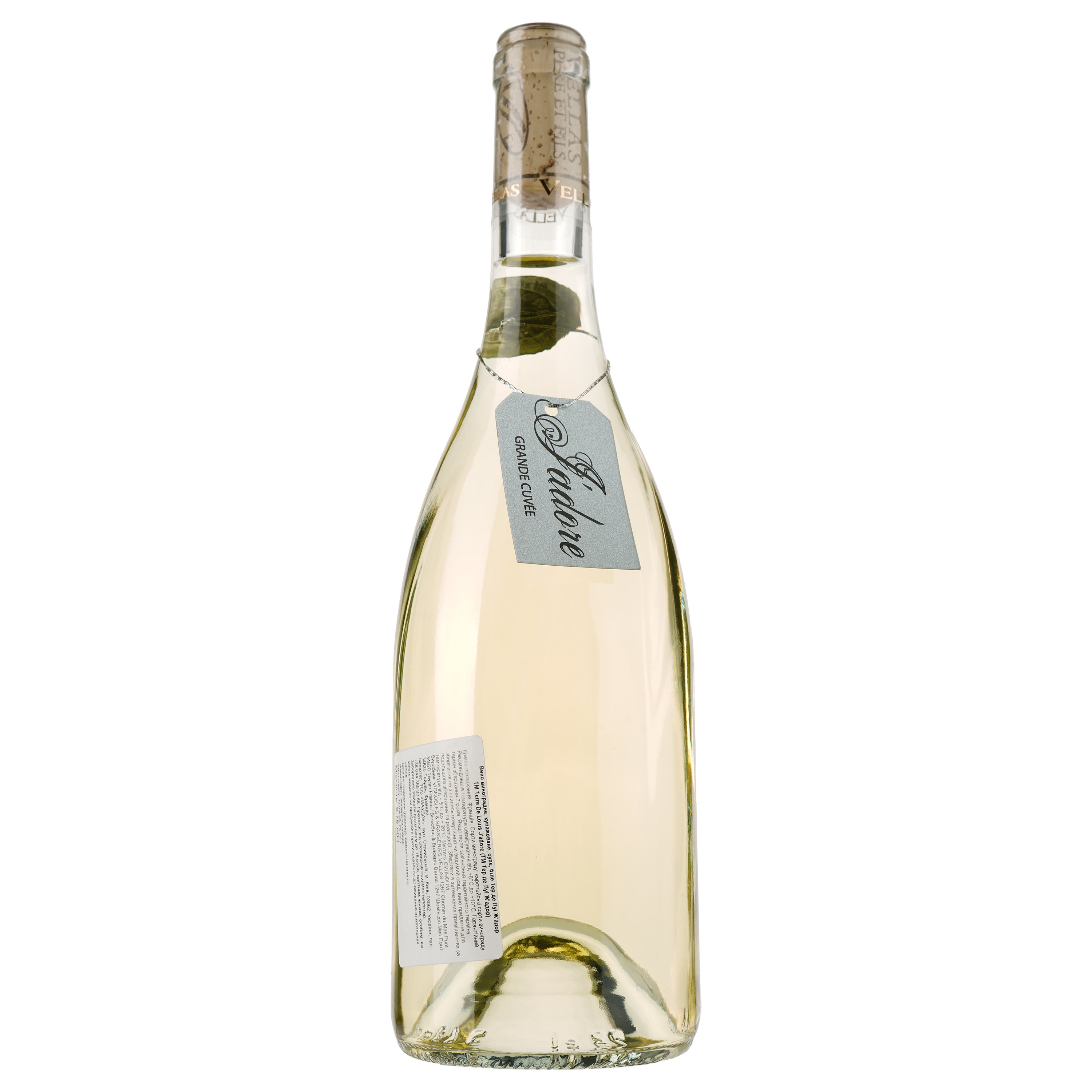 Вино Terre De Louis J'adore Vin de France, белое, сухое, 0,75 л - фото 1