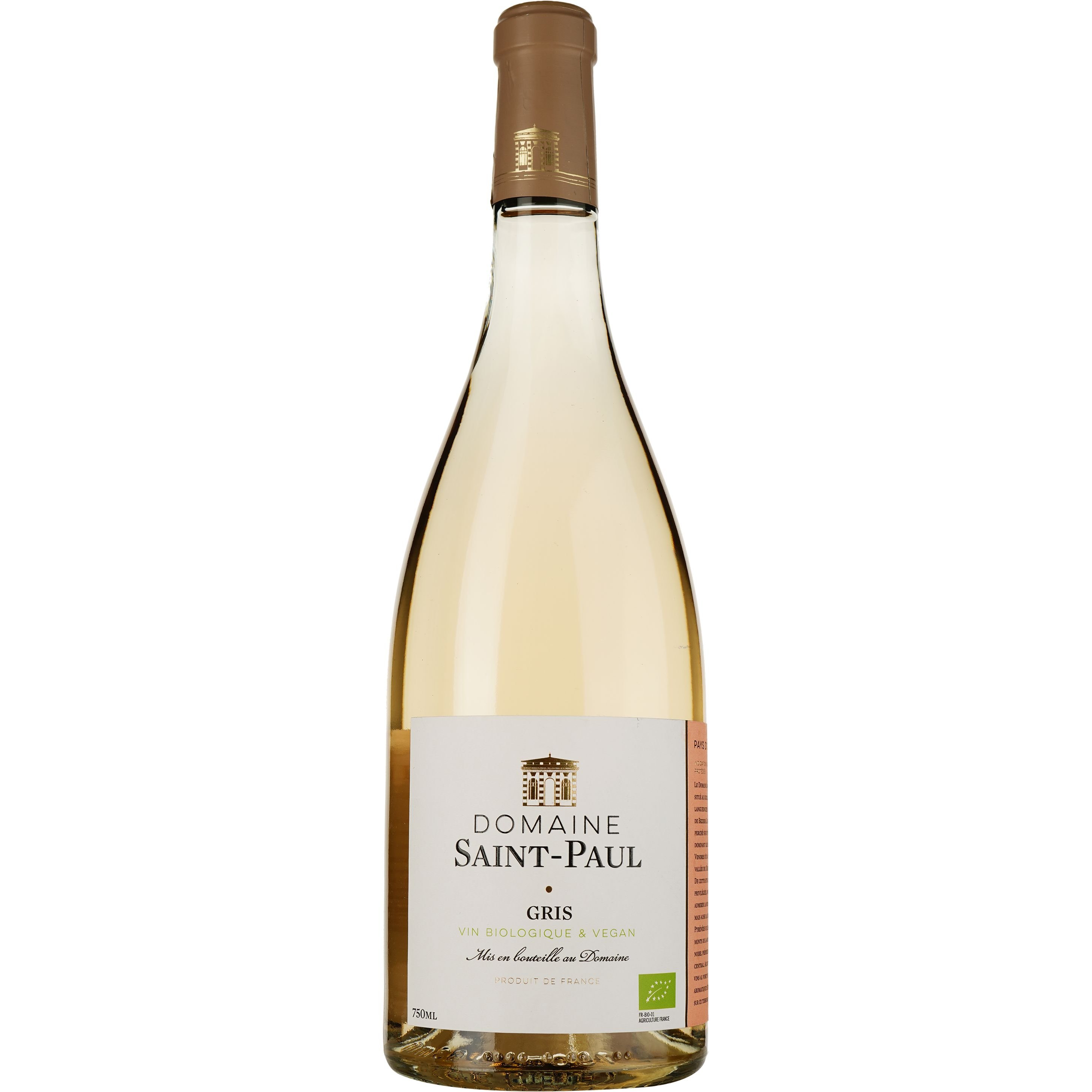 Вино Domaine Saint Paul Grenache Cinsault IGP Pays d'Oc 2022 розовое сухое 0.75 л - фото 1