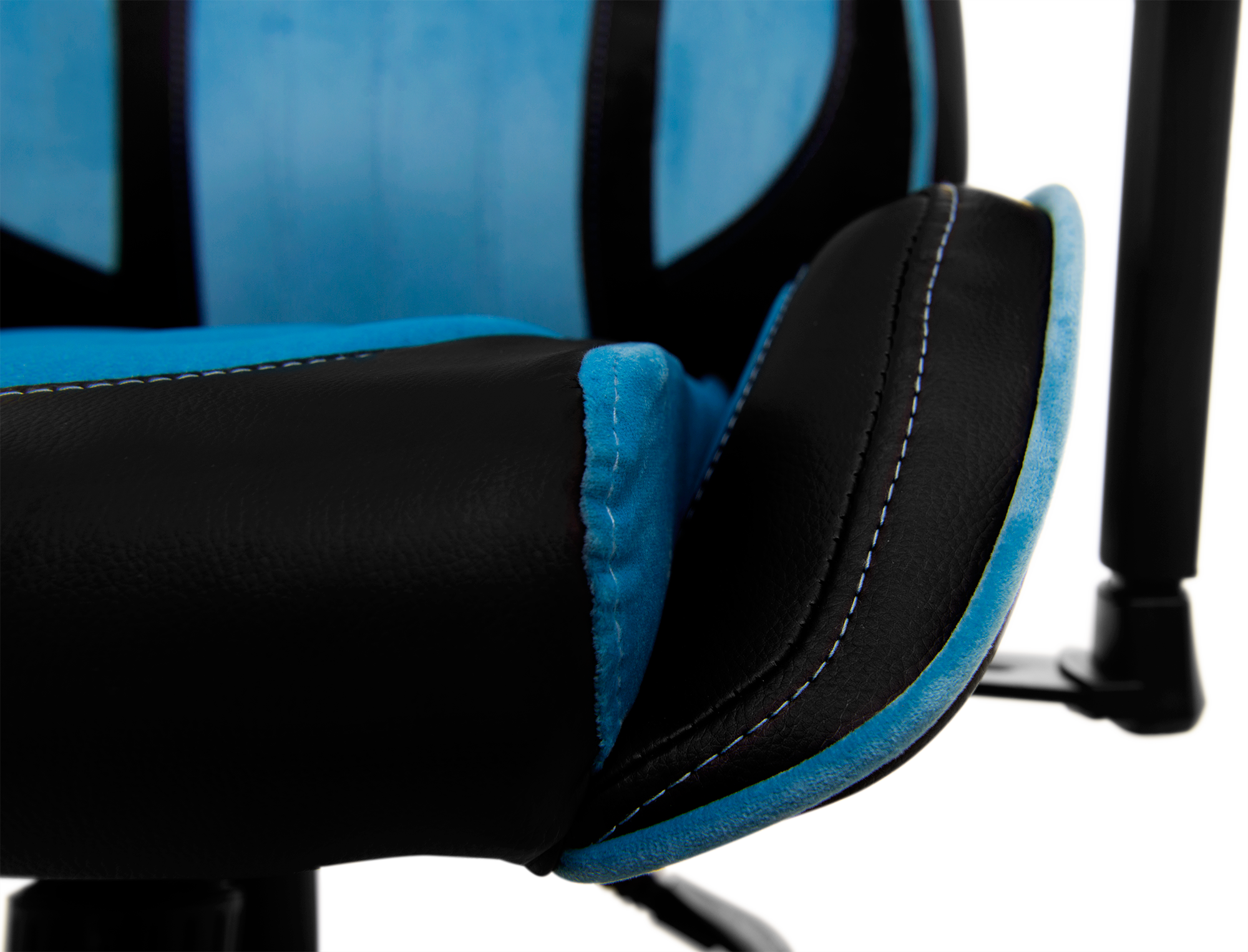 Геймерское кресло GT Racer черное с синим (X-2645 Black/Blue) - фото 10