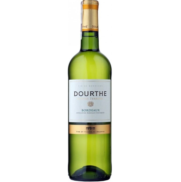 Вино Dourthe Grands Terroirs Bordeaux Blanc, біле, сухе, 11%, 0,75 л - фото 1