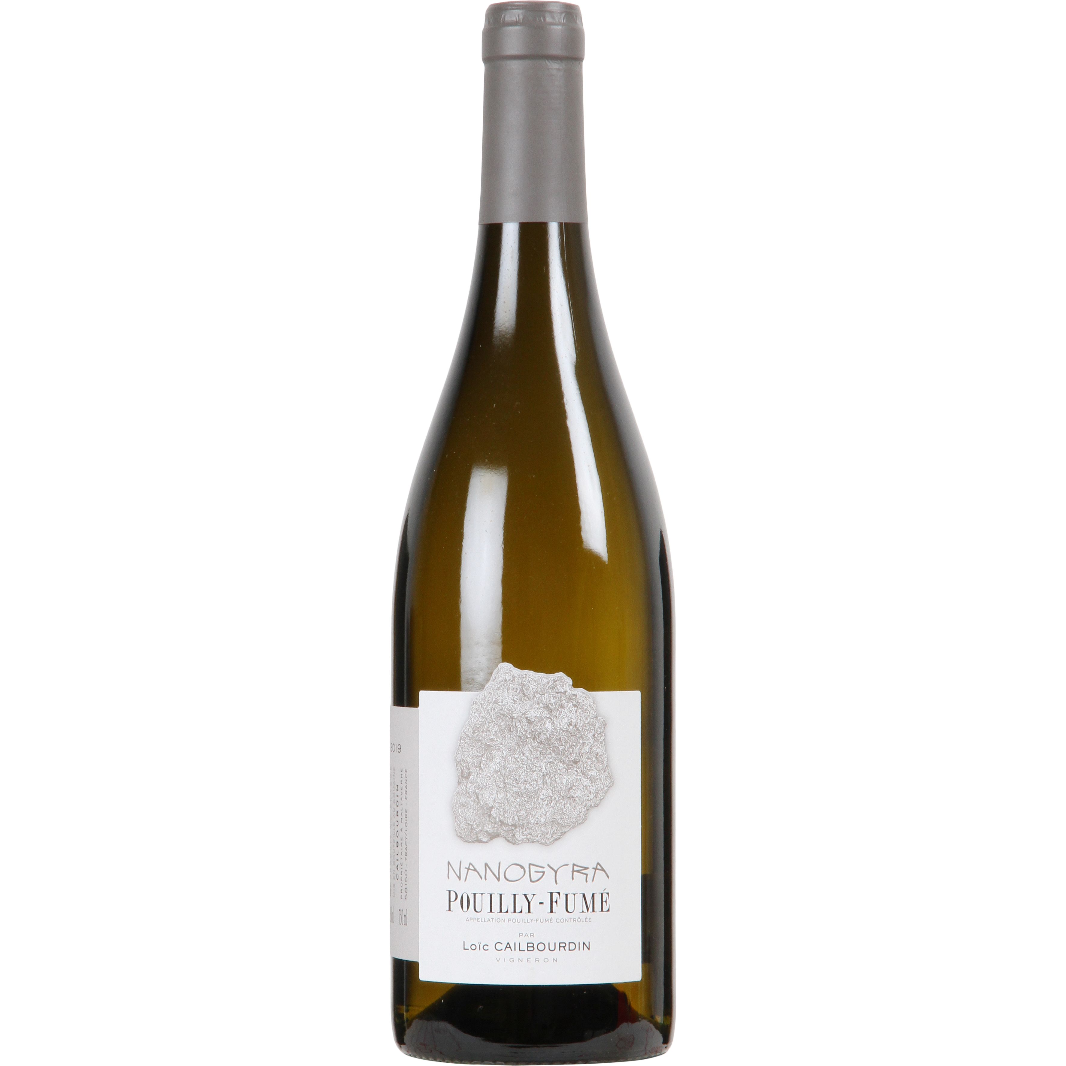 Вино Domaine Cailbourdin Nanogyra Pouilly-Fume AOC 2019 белое сухое 0.75 л - фото 1