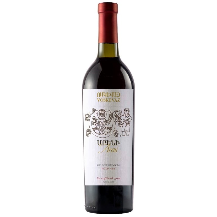Вино Voskevaz Areni, красное, сухое, 13%, 0,75 л (34900) - фото 1