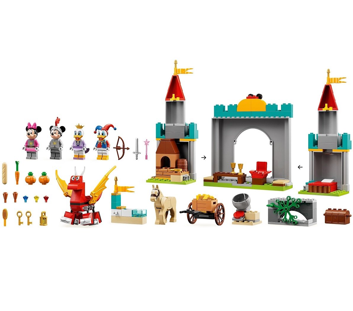 Конструктор LEGO Mickey and Friends, захисники замку, 215 деталей (10780) - фото 4