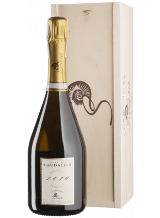 Шампанское De Sousa Cuvee des Caudalies Millesime 2010, белое, экстра-брют, 12,5%, 0,75 л - фото 1