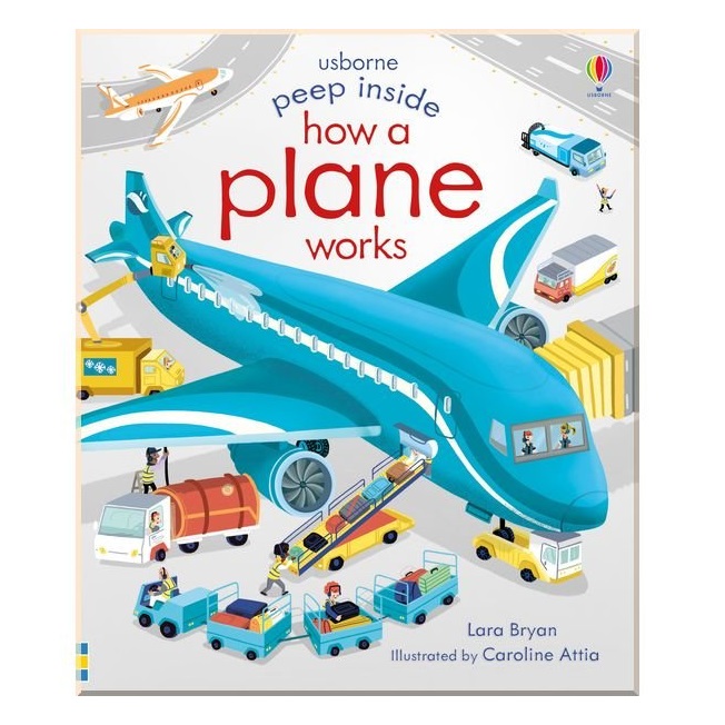 Peep Inside How a Plane Works - Lara Bryan, англ. язык (9781474953023) - фото 1