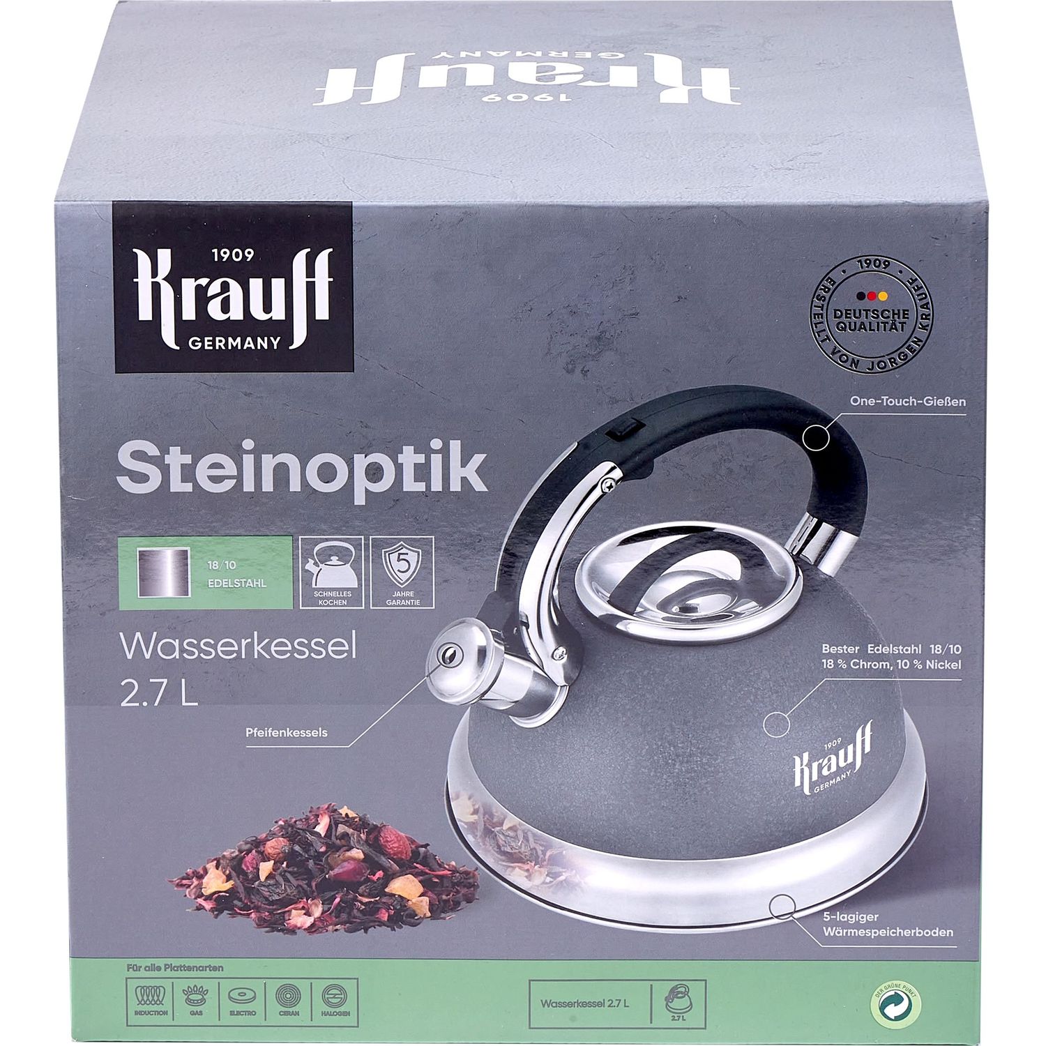 Чайник Krauff Steinoptik 2.7 л (26-303-005) - фото 6