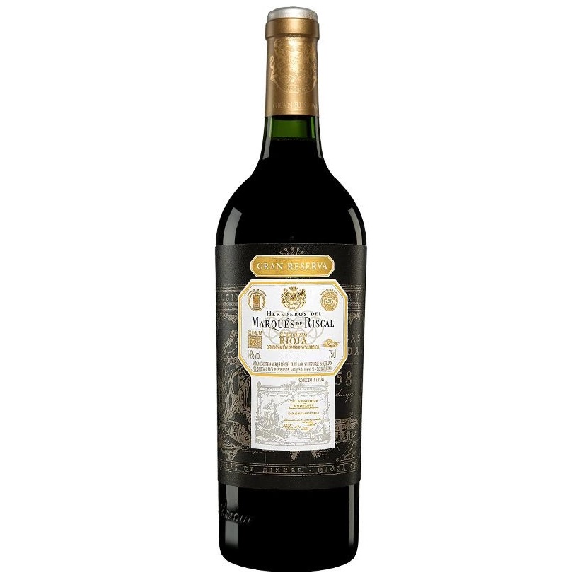 Вино Marques de Riscal Gran Reserva, червоне, сухе 15%, 0,75 л (Q5858) - фото 1