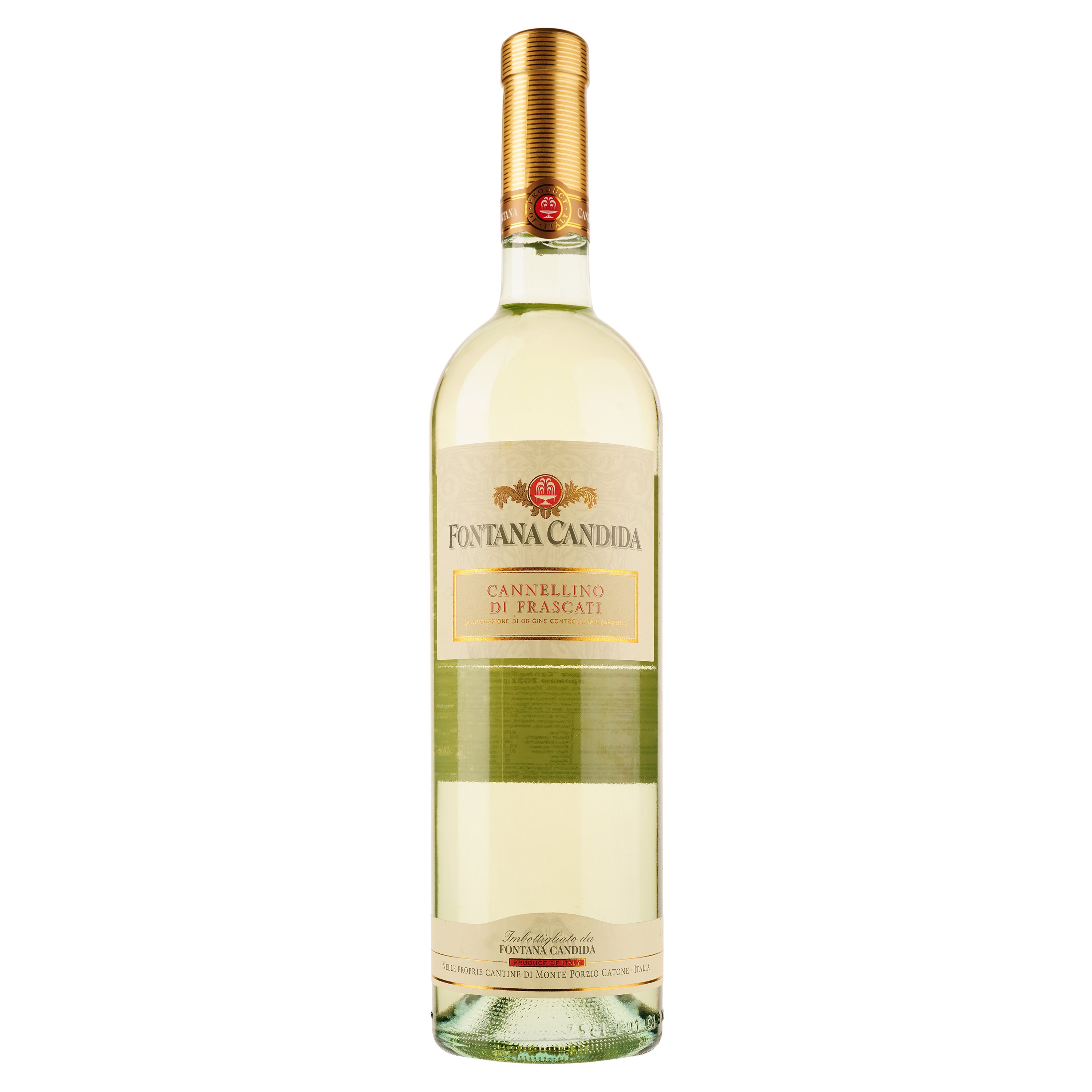 Вино Fontana Candida Cannellino Frascati Amabile, белое, полусладкое, 15,5%, 0,75 л (8000009208704) - фото 1
