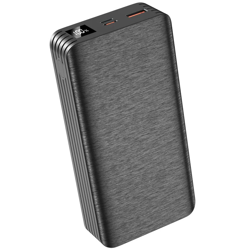 Повербанк Powerbank XO PR-144 20000mAh Type-C PD20W Black - фото 1