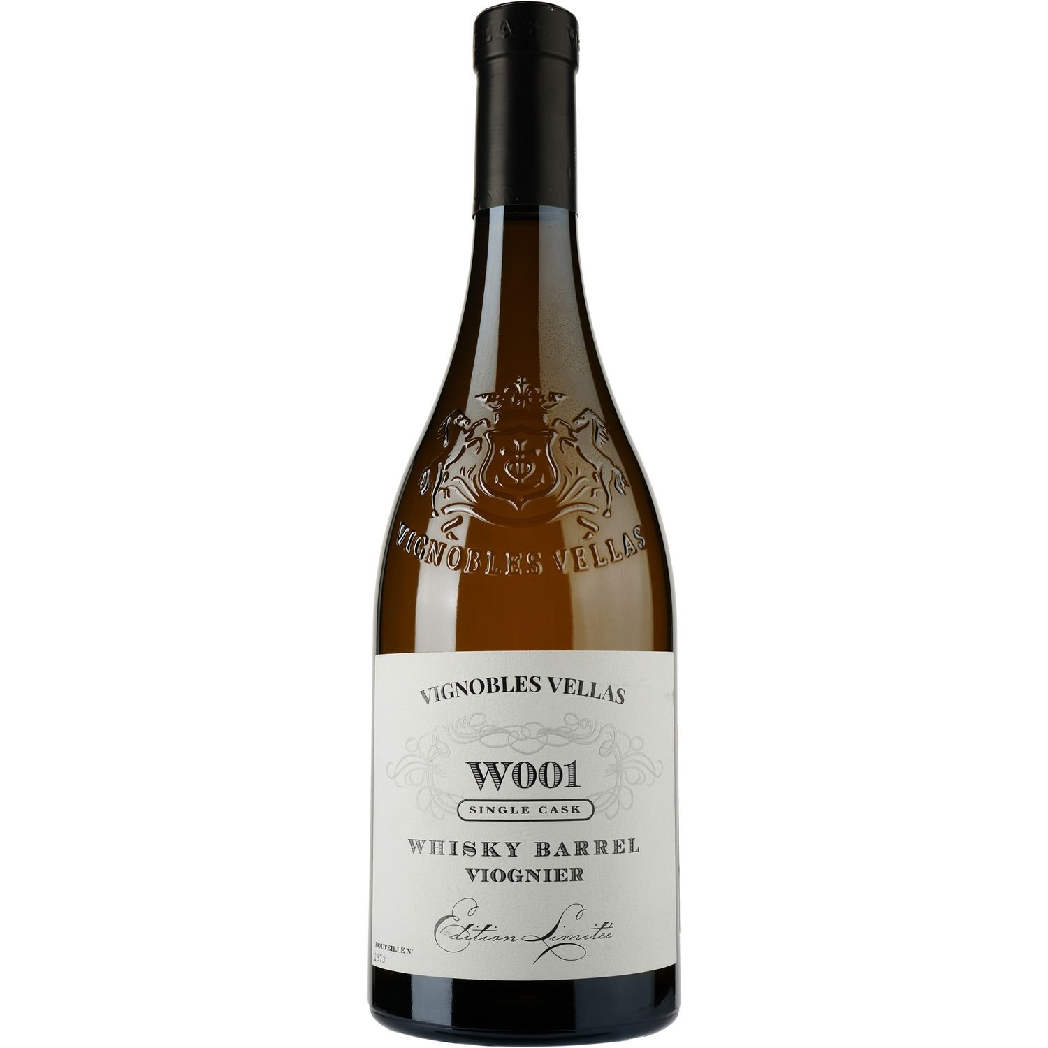 Вино Vignobles Vellas Whisky Barrel Viognier IGP Pays D'Oc, белое, сухое, 0,75 л - фото 1