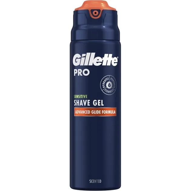 Фото - Пена для бритья Gillette Гель для гоління  Pro Sensitive 200 мл 