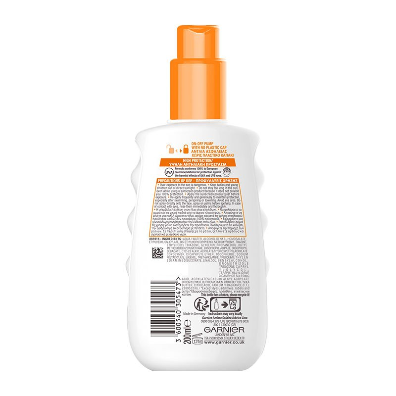 Солнцезащитный спрей Garnier Ambre Solaire Hydra24 SPF30 200 мл - фото 2