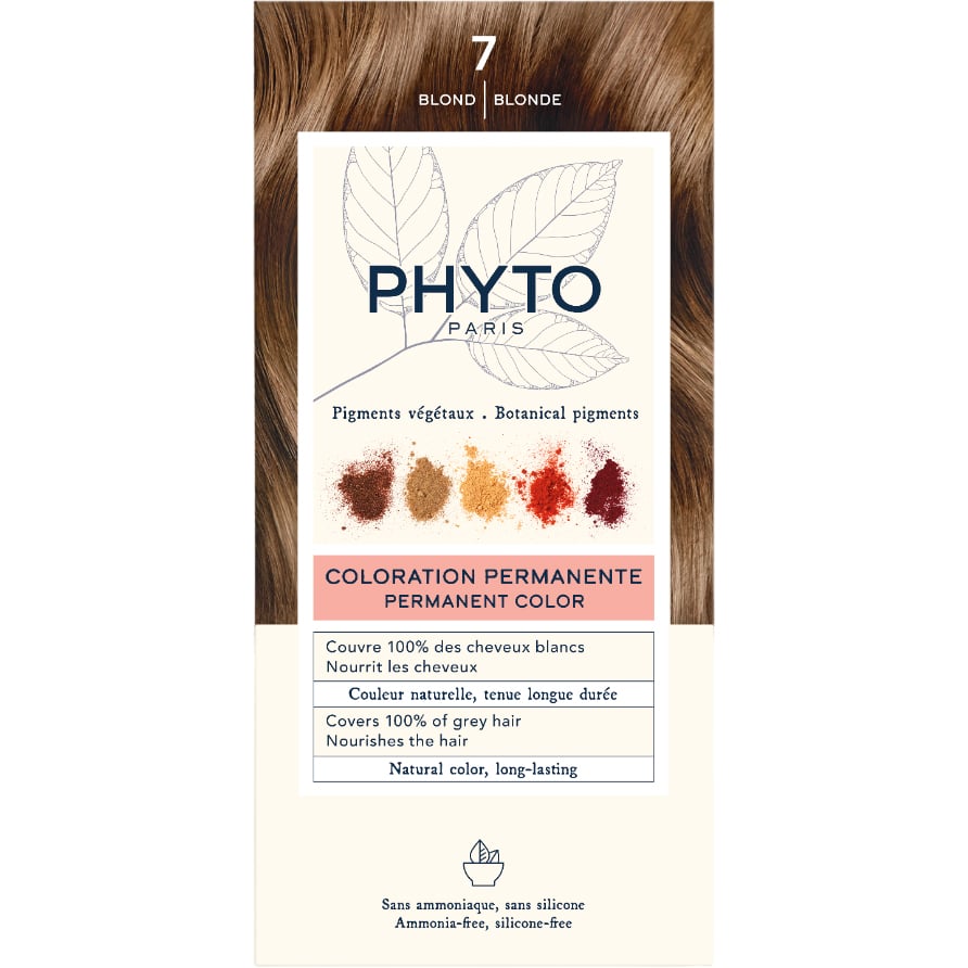 Крем-фарба для волосся Phyto Phytocolor, відтінок 7 (русявий), 112 мл (РН10011) - фото 1