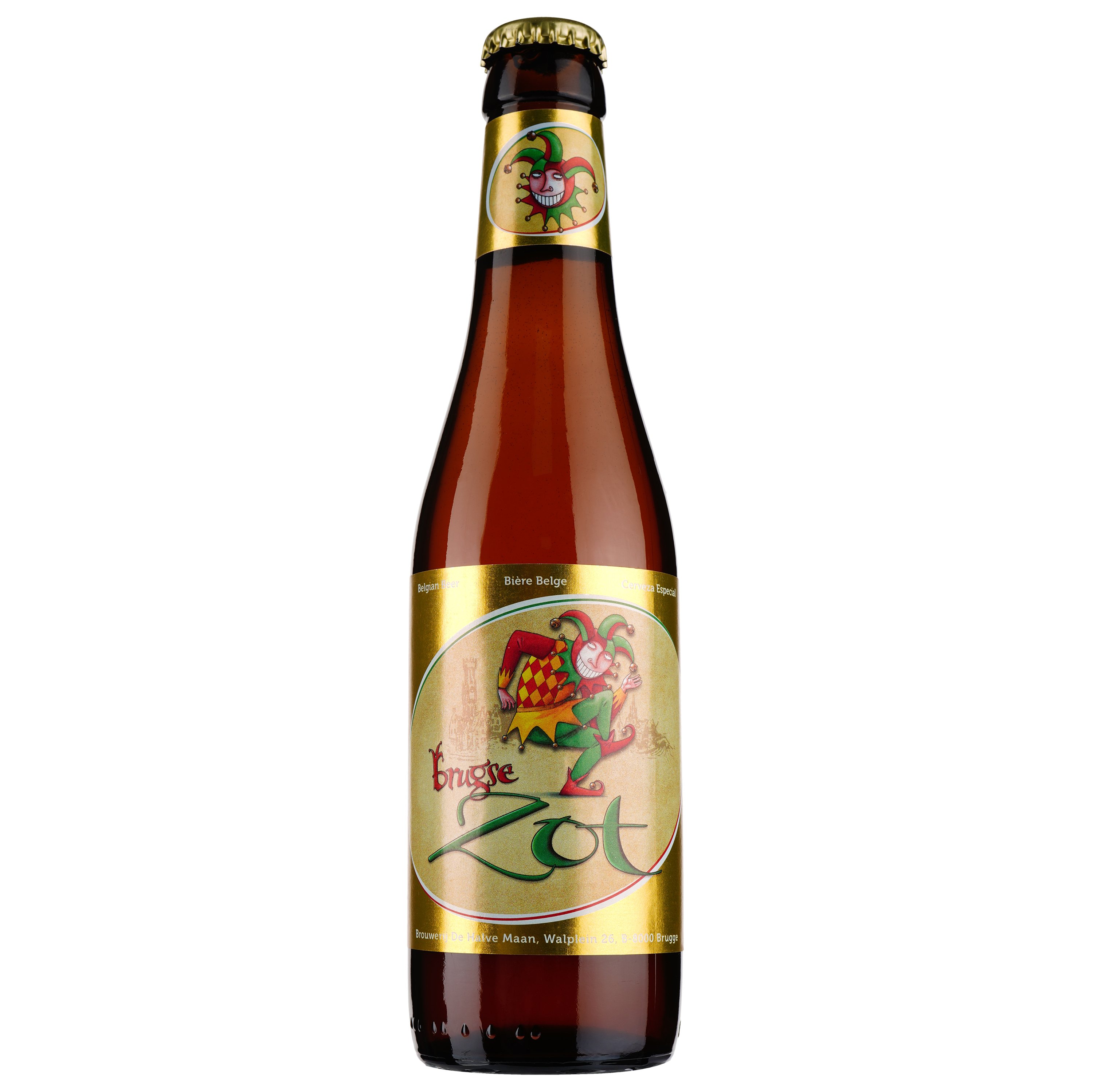 Пиво Brugse Zot Blond, светлое, 6%, 0,33 л - фото 1