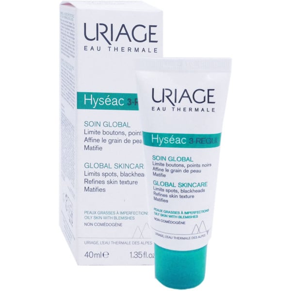 Універсальний крем для обличчя Uriage Hyseac 3-Regul Global Догляд, для жирної та проблемної шкіри, 40 мл - фото 2