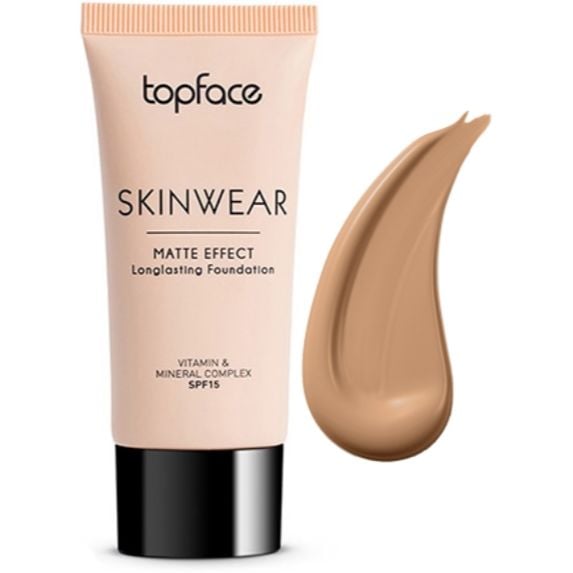 Тональний крем TopFace Skinwear Matte Effect Longlasting Foundation PT468 відтінок 06, 30 мл - фото 2