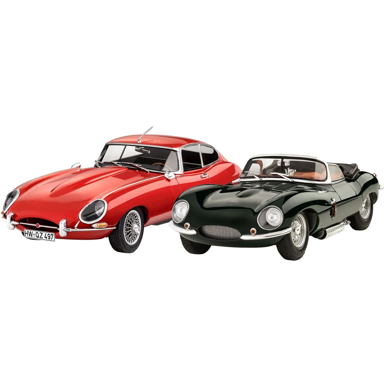 Сборная модель Revell К 100-й годовщине автомобилей Jaguar уровень 4, масштаб 1:24, 287 деталей (RVL-05667) - фото 8