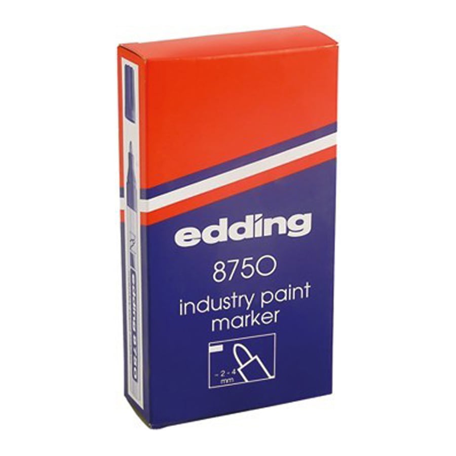 Лаковый маркер Edding Industry Paint конусообразный 2-4 мм красный (e-8750/02) - фото 2