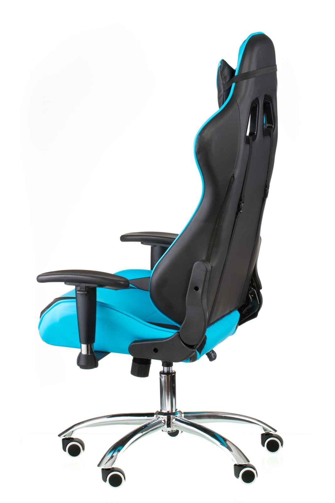 Геймерське крісло Special4you ExtremeRace чорне з синім (E4763) - фото 6