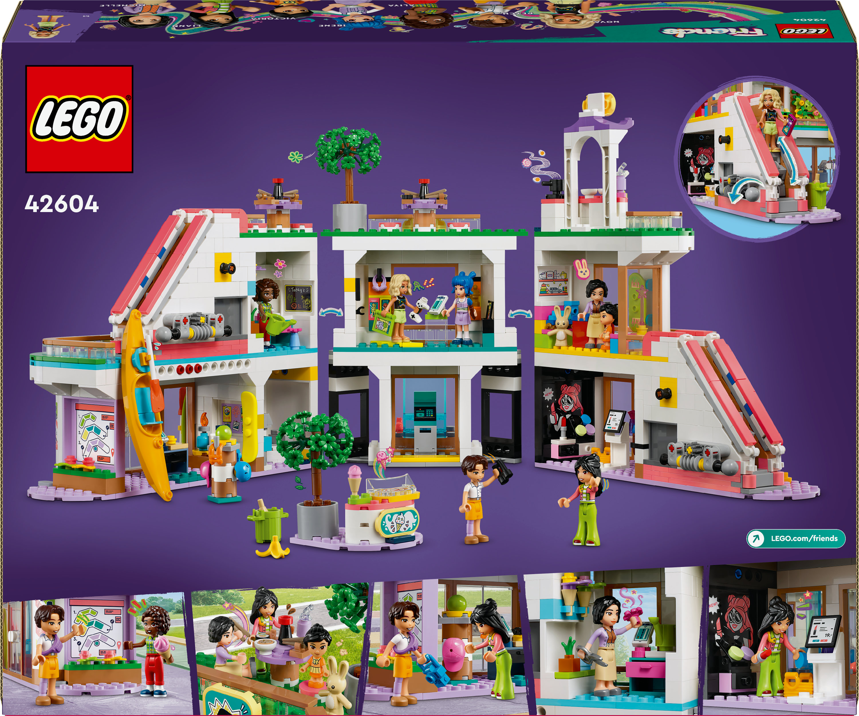 Конструктор LEGO Friends Торговельний центр у Хартлейк-Сіті 1237 деталі (42604) - фото 9