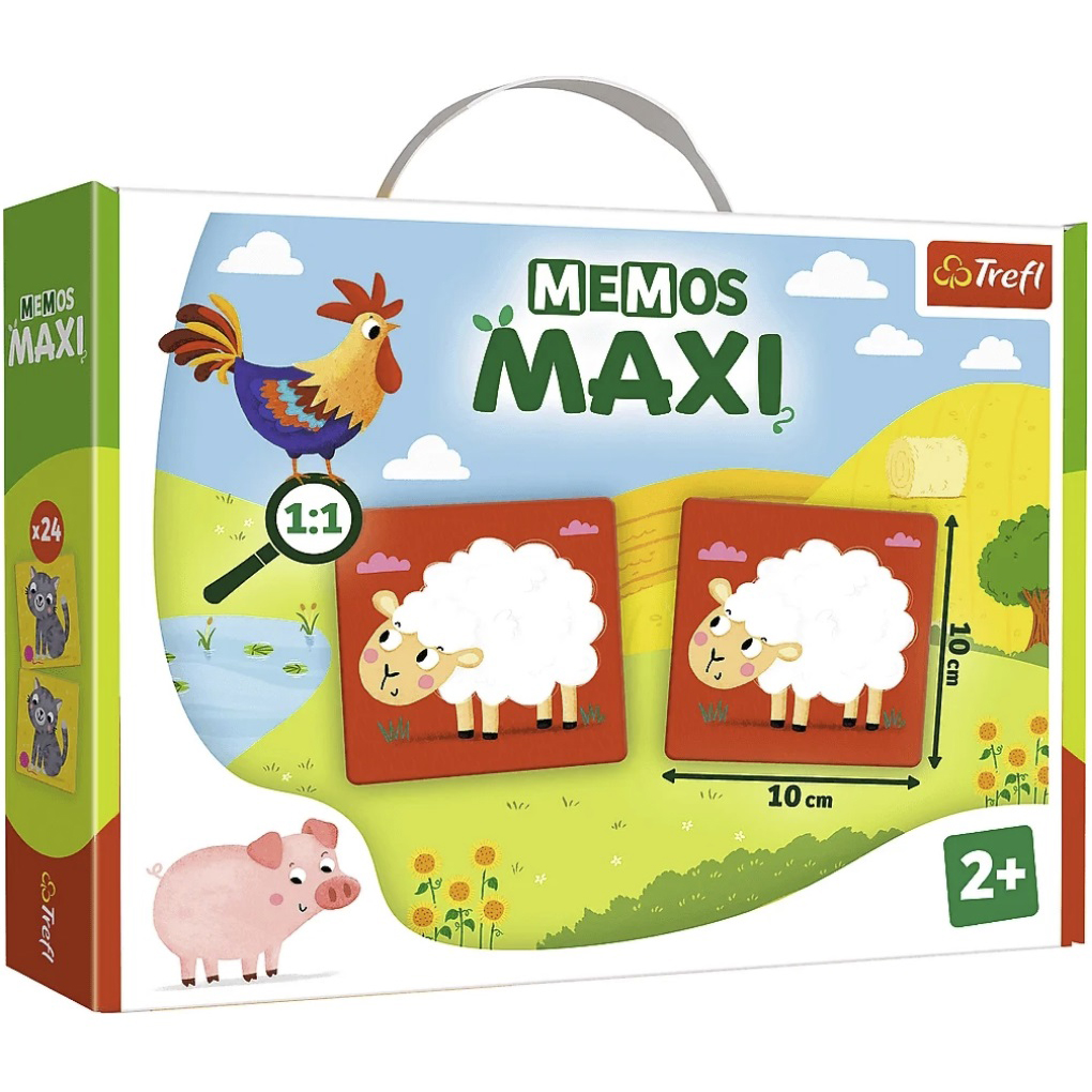 Настольная игра Trefl Memos Maxi Ферма (2266) - фото 1