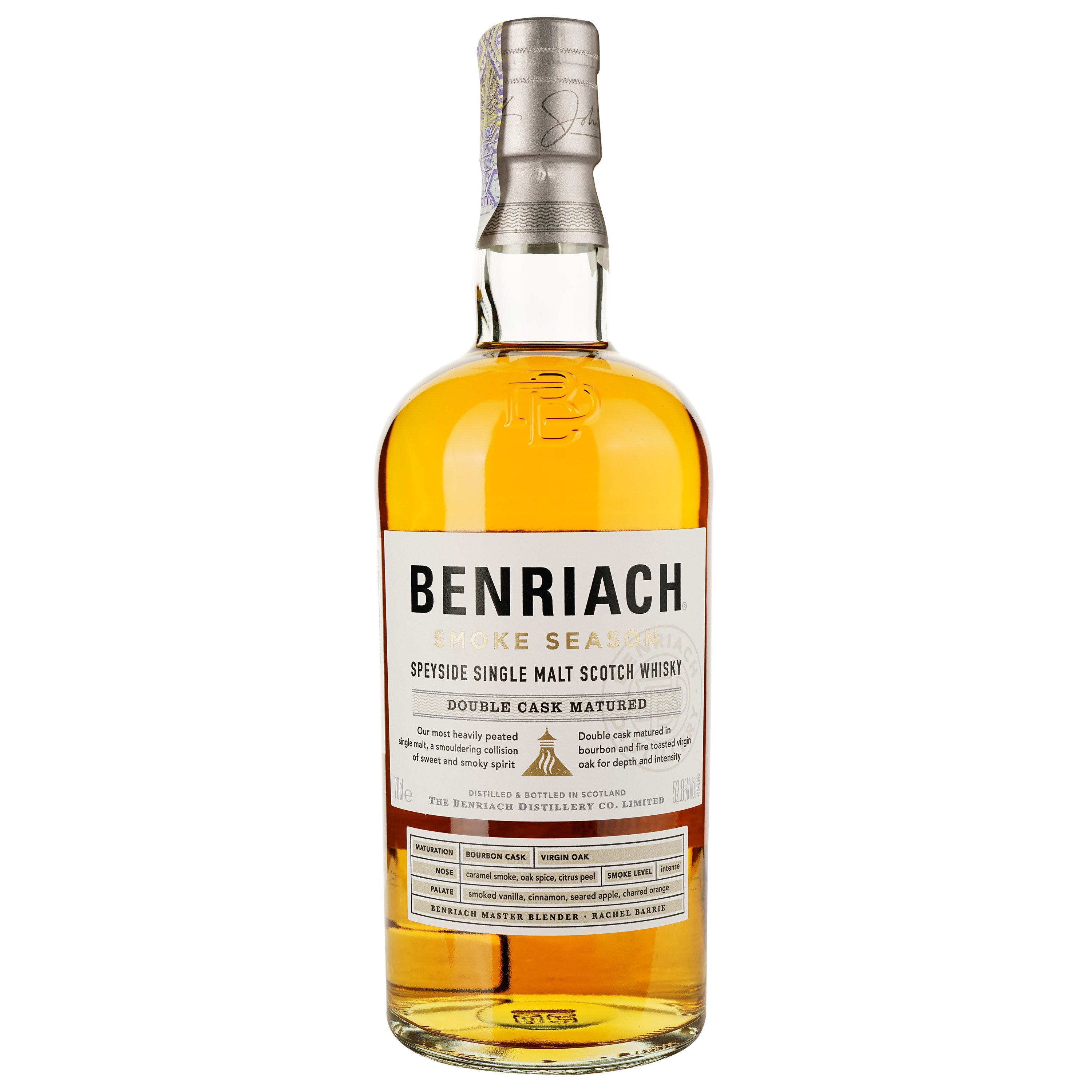 Віскі BenRiach Smoke Season Single Malt Scotch Whisky 52.8% 0.7 л - фото 2
