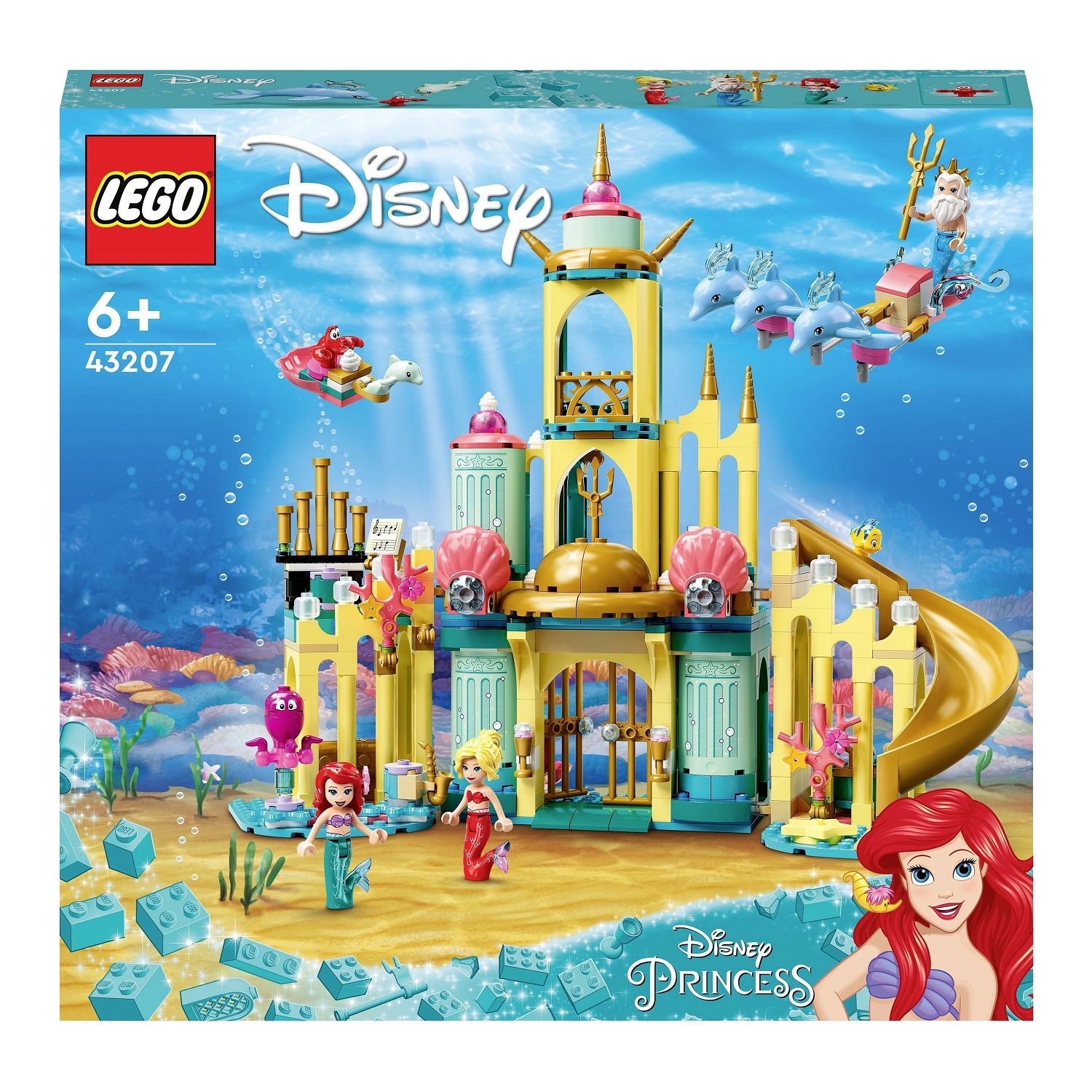 Конструктор LEGO Disney Princess Підводний палац Аріель, 498 деталей (43207) - фото 1