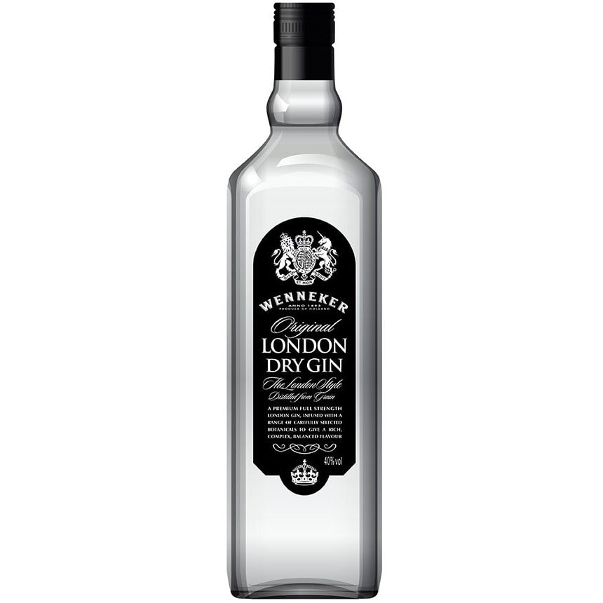Джин Wenneker Original London Dry Gin, 40%, 0,5 л (549362) - фото 1