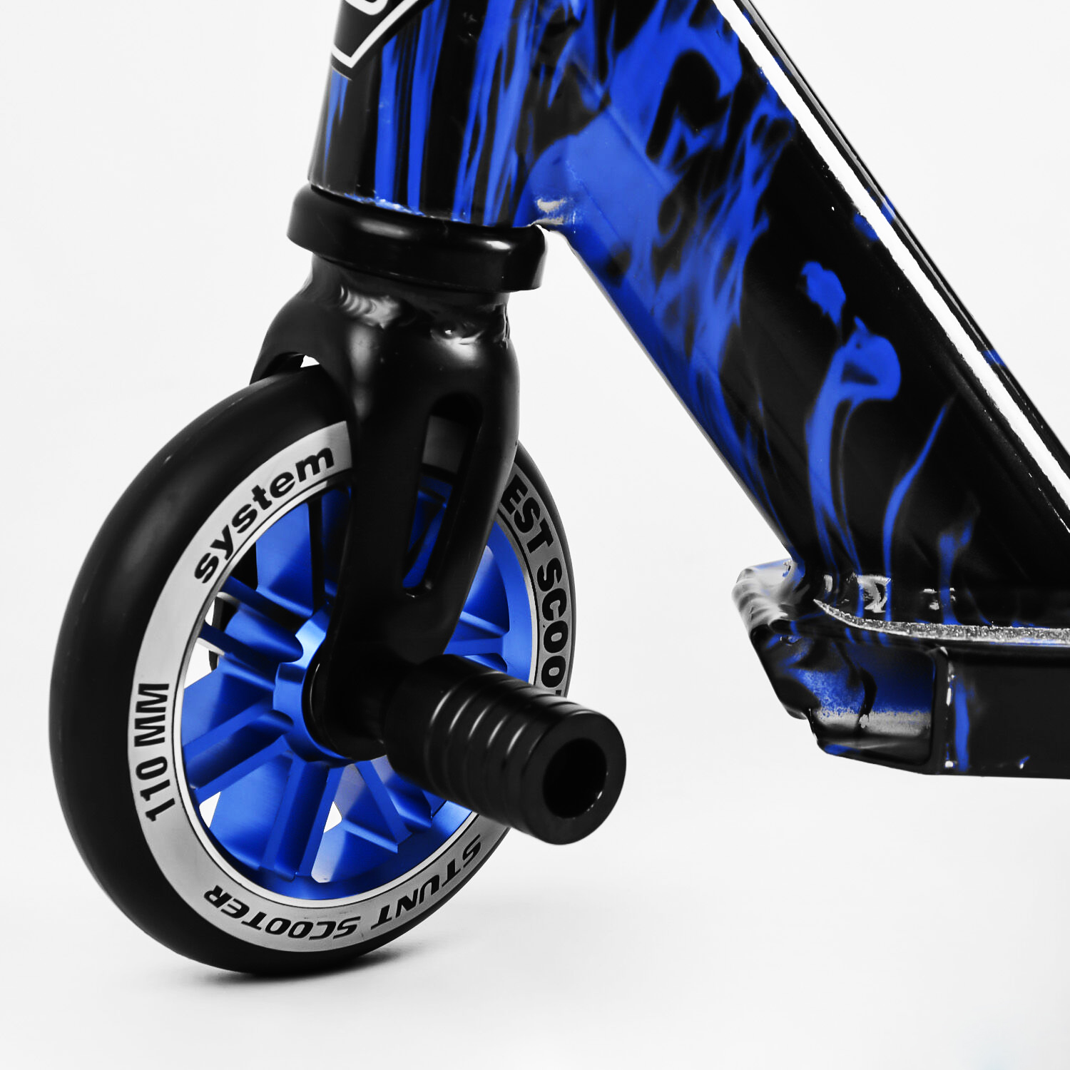 Самокат трюковий Best Scooter 72х13х58 см Синьо-чорний 000231662 - фото 5