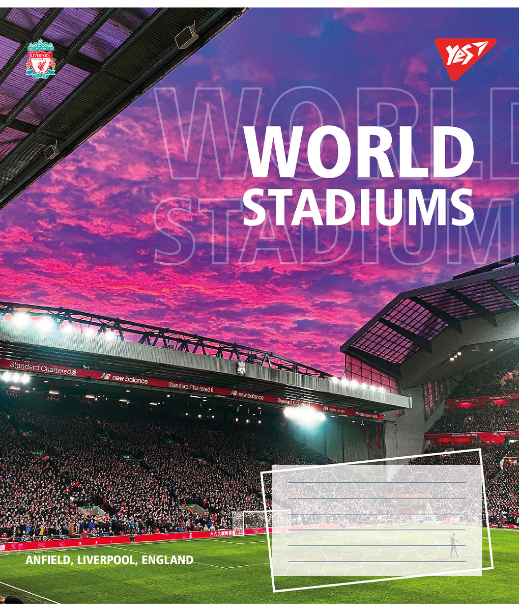 Набор тетрадей Yes World stadium А5 в клетку 24 листа 20 шт. (67025) - фото 2