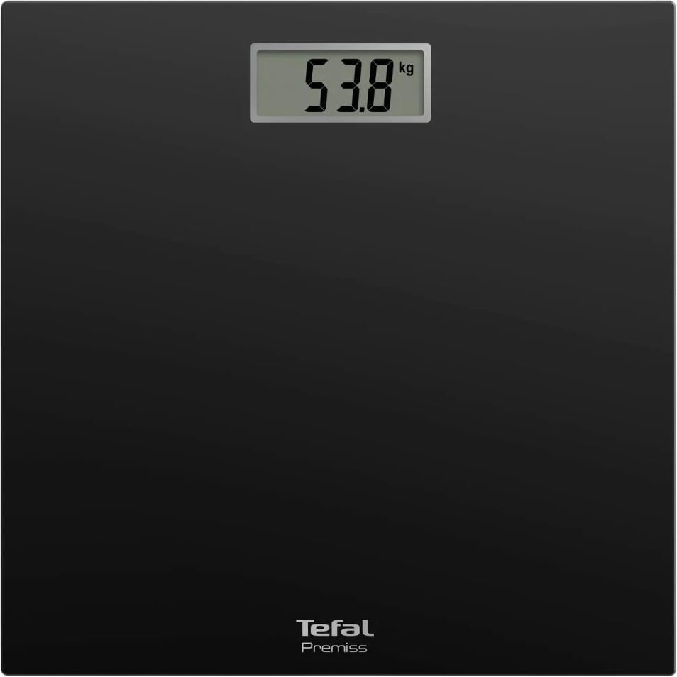 Ваги підлогові Tefal Premiss 150 кг CR2032x1 в комплекті скло чорні - фото 1
