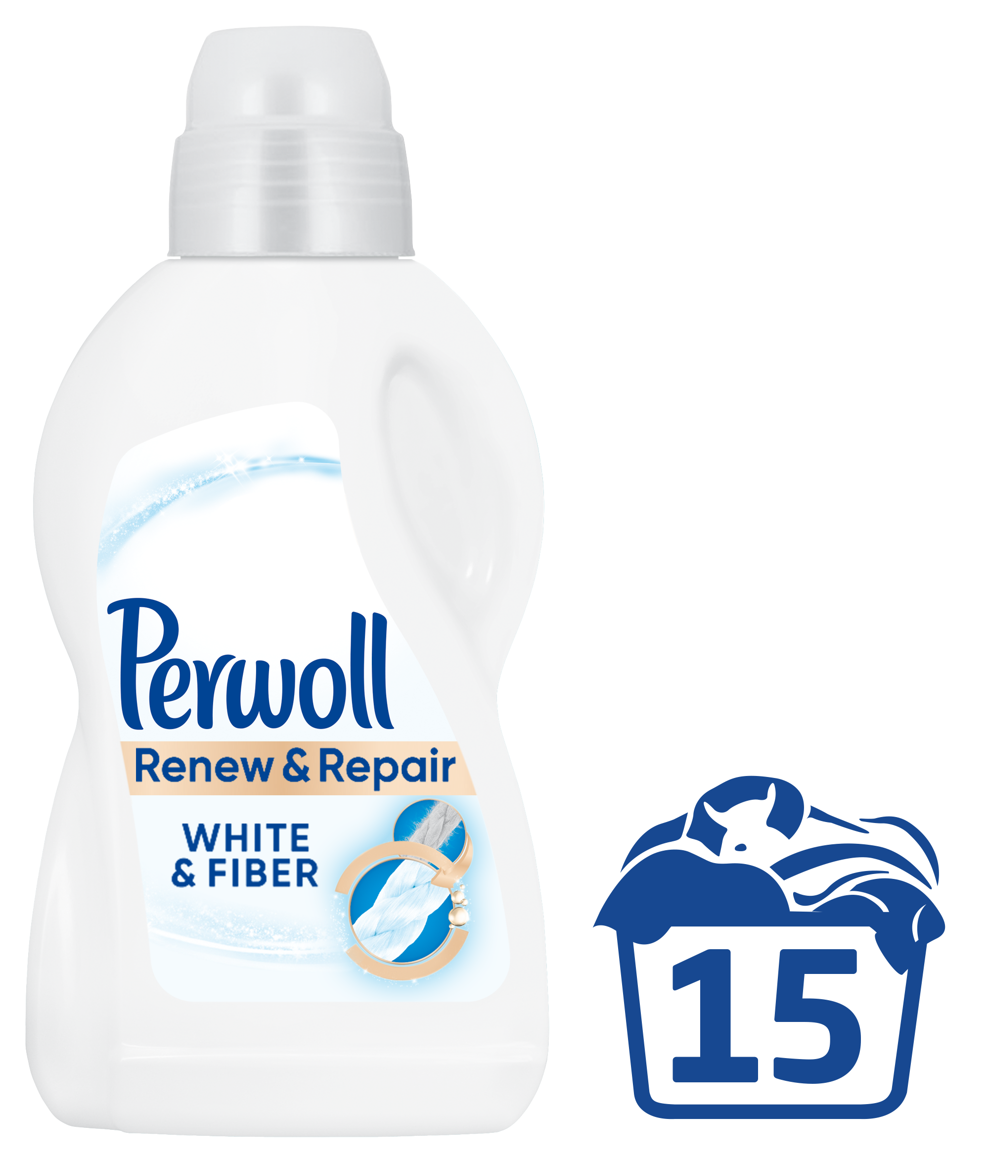 Засіб для прання Perwoll для білих речей, 0.9 л (746134) - фото 1