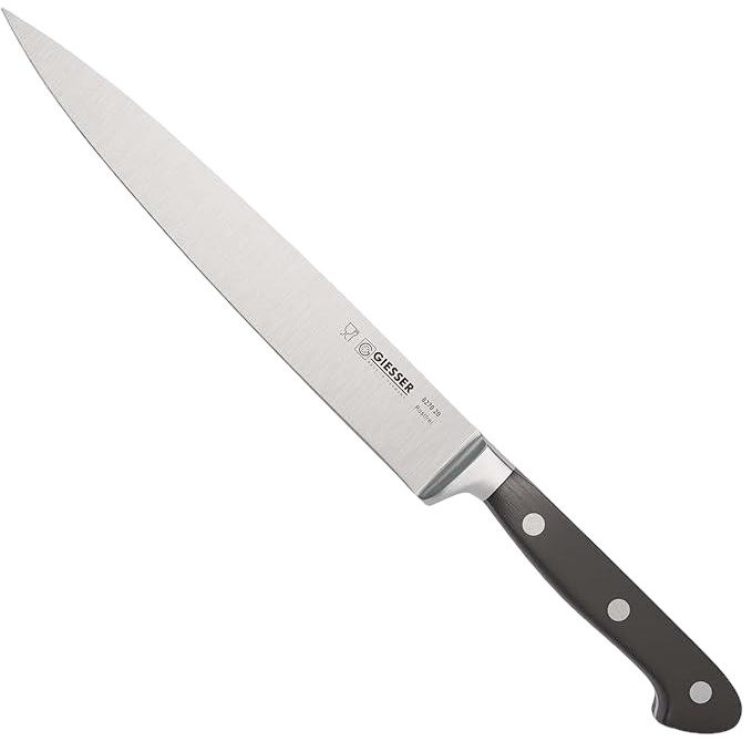 Кухонний ніж для тонкого нарізування Giesser 200 мм Чорний 000266618 - фото 1