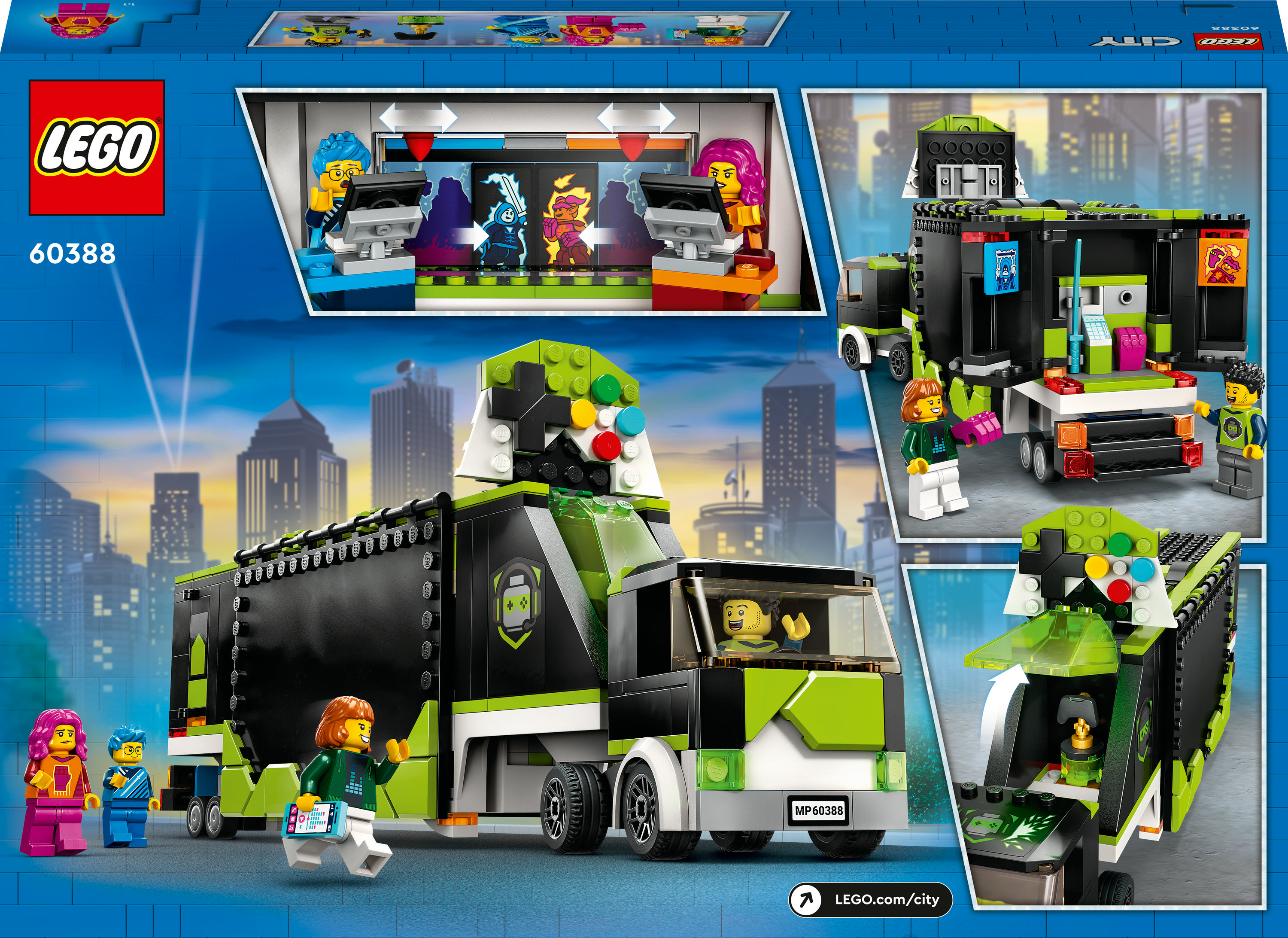 Конструктор LEGO City Вантажівка для ігрового турне, 344 деталей (60388) - фото 9
