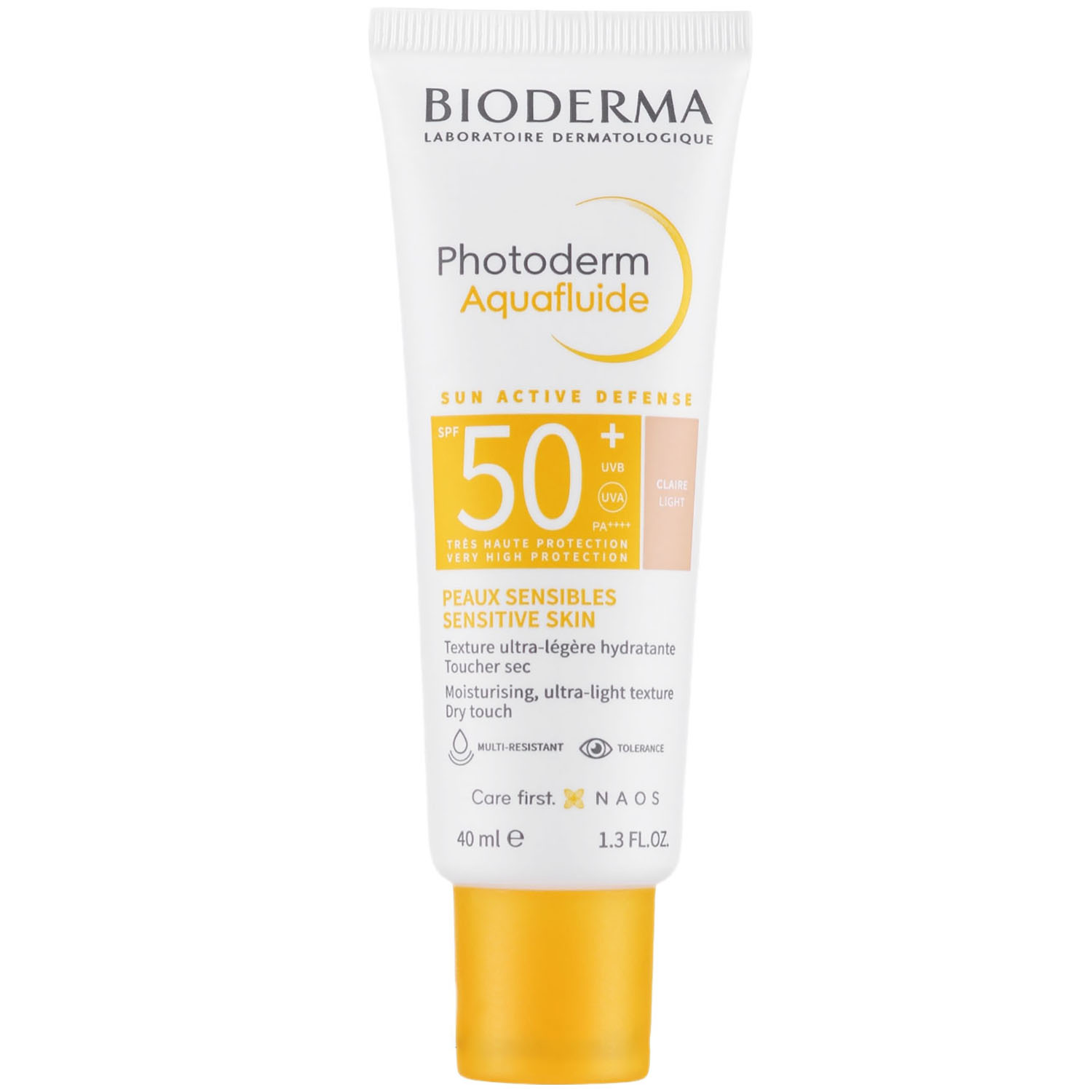 Сонцезахисний тональний флюїд Bioderma Photoderm Max Aquafluide SPF50+ 40 мл - фото 1