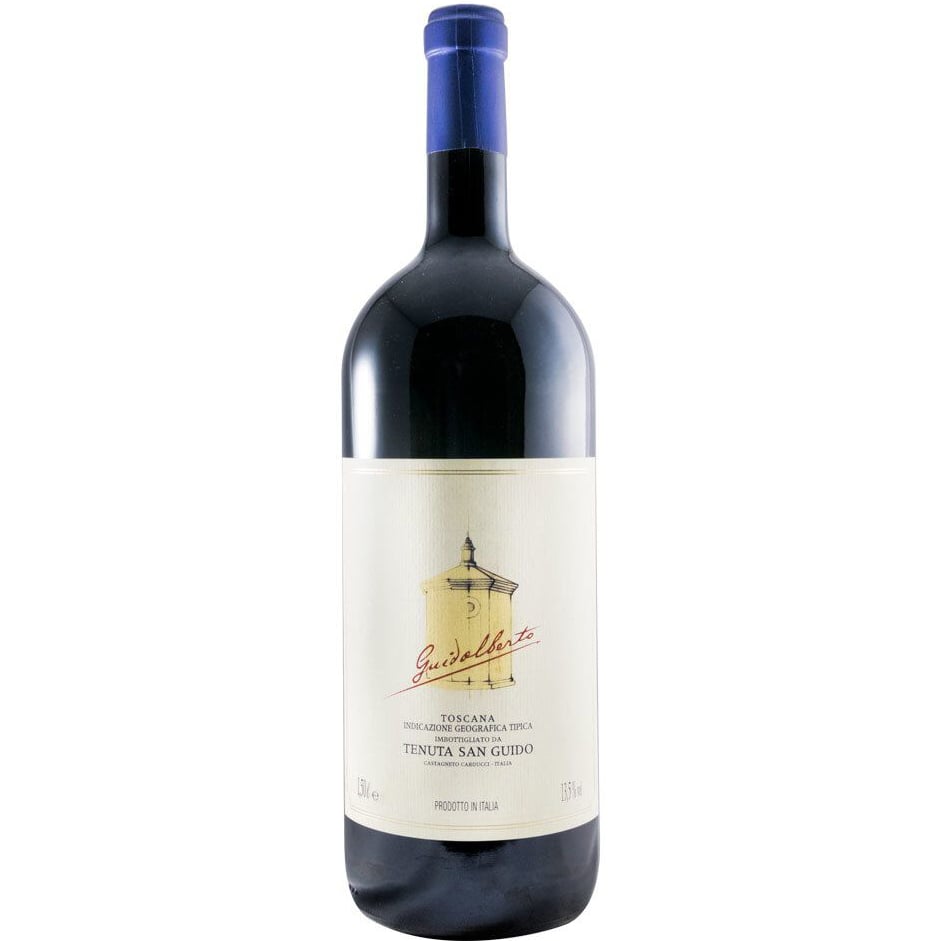 Вино Tenuta San Guido Guidalberto Toscana IGT, красное, сухое, 1,5 л - фото 1