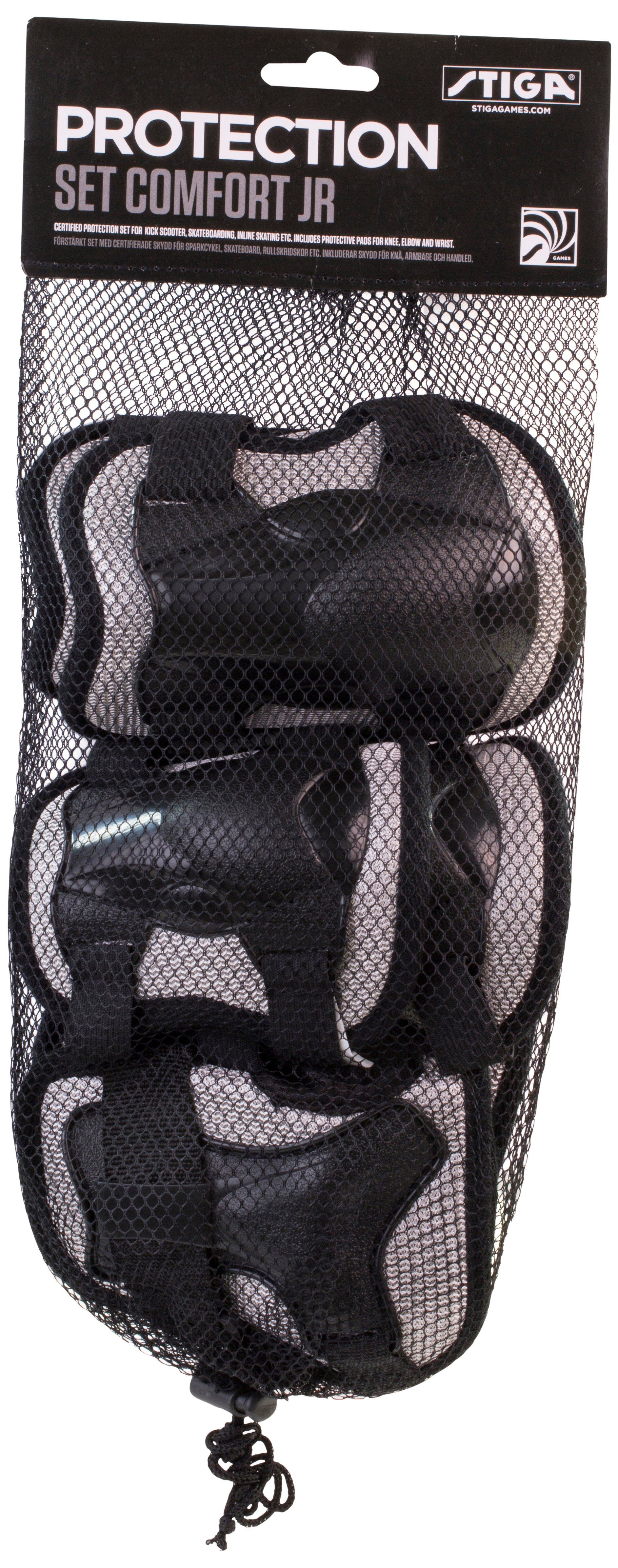 Захисний комплект Stiga Comfort JR, розмір L, чорний (82-2741-06) - фото 5