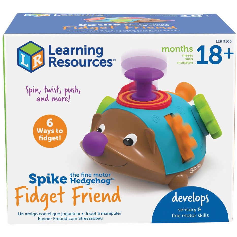 Обучающий игровой набор Learning Resources Spike The Fine Motor Hedgehog Красочный Ежик - фото 1