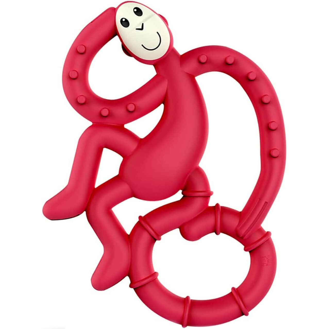 Игрушка-прорезыватель Matchstick Monkey Маленькая танцующая Обезьянка, 10 см, красная (MM-МMT-004) - фото 1