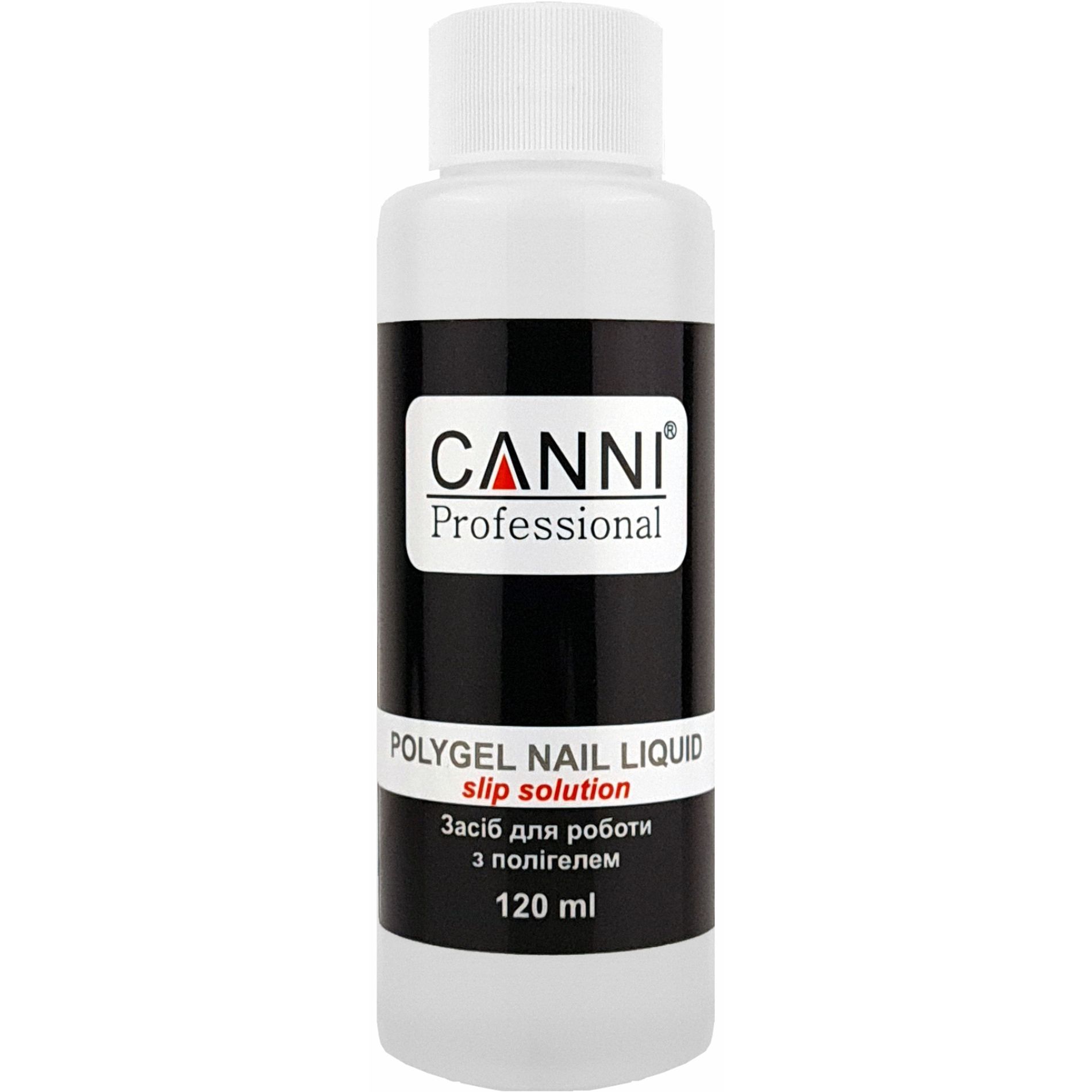 Рідина для роботи з полігелем Canni PolyGel Nail Liquid Slip Solution 120 мл - фото 1