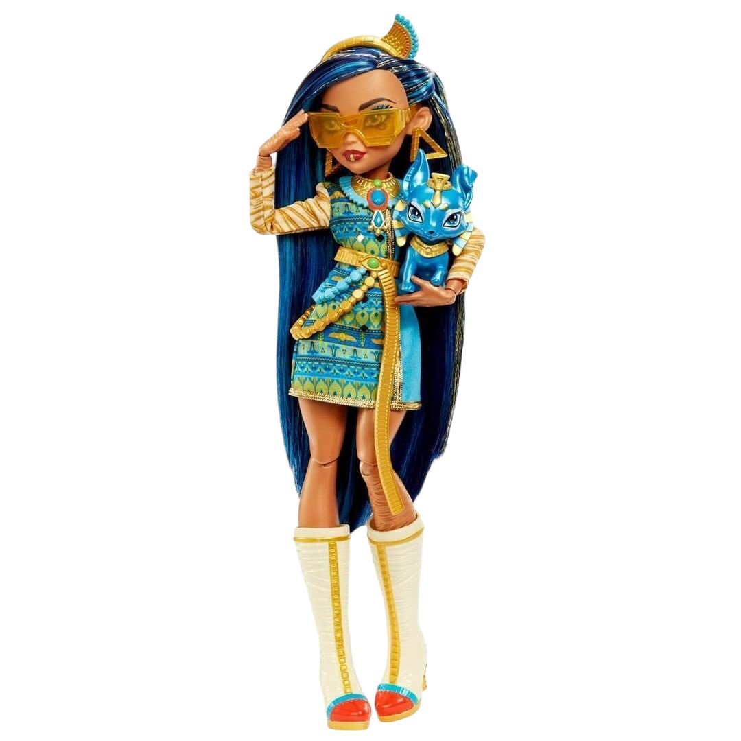 Лялька Mattel Monster High Posable Fashion Doll Клео Де Ніл, 26 см (HHK54) - фото 1
