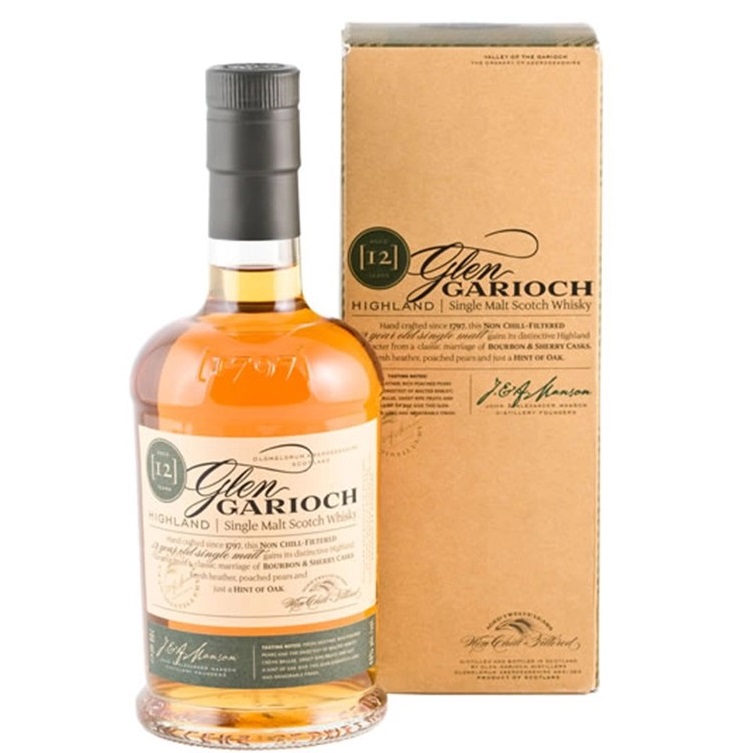 Виски Glen Garioch 12 yo Single Malt Scotch Whisky, 48%, 0,7 л - фото 1